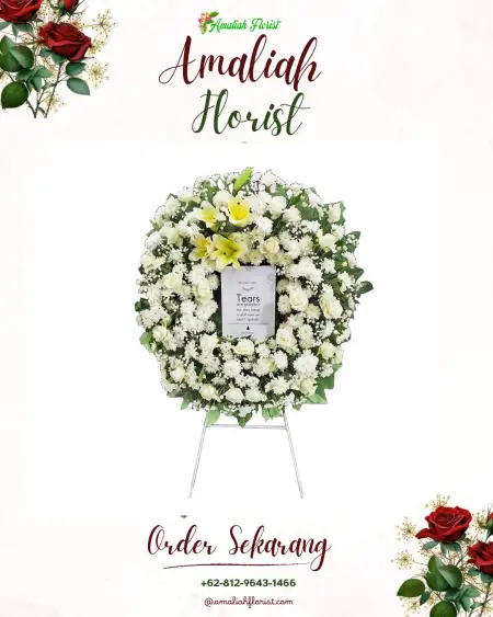 Krans Bunga Duka Keditan